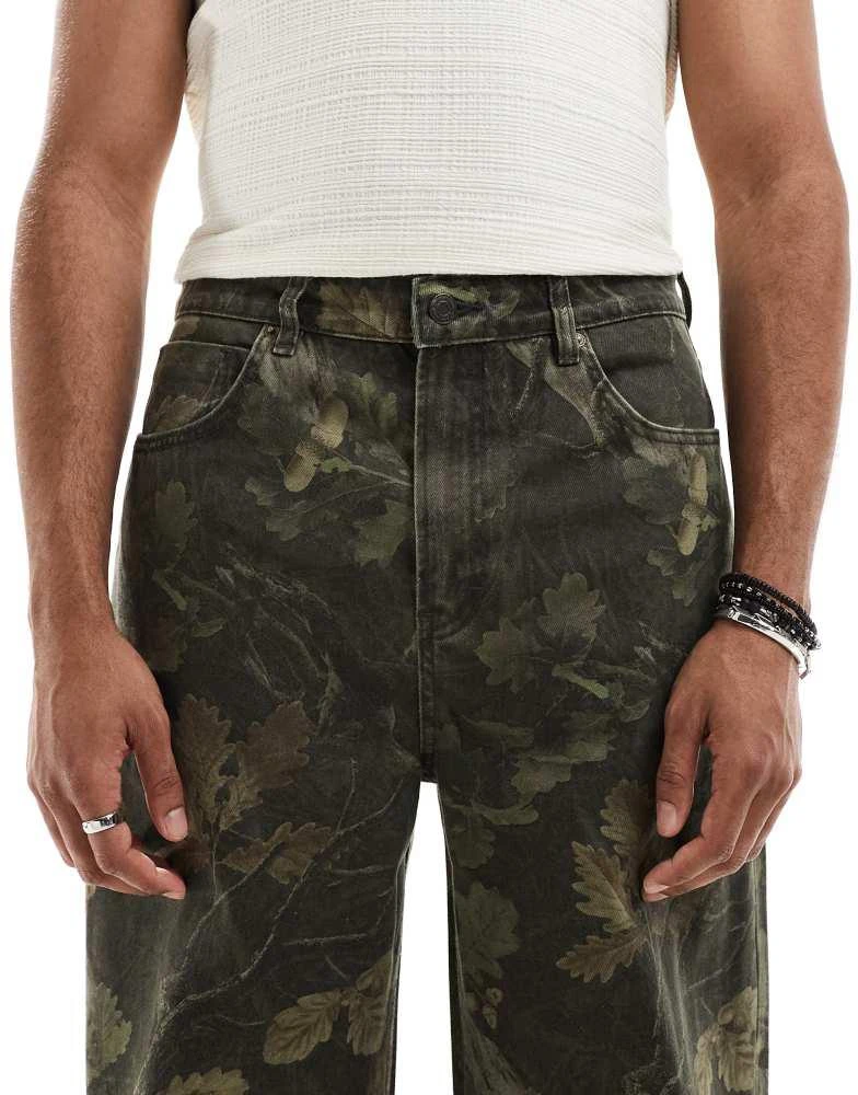 Cotton:On Cotton:On Super baggy jean in camo print 5