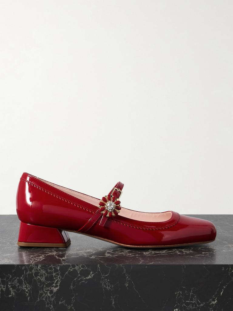 Roger Vivier Viv Low Mary Janes Ballerina - Compare Prices