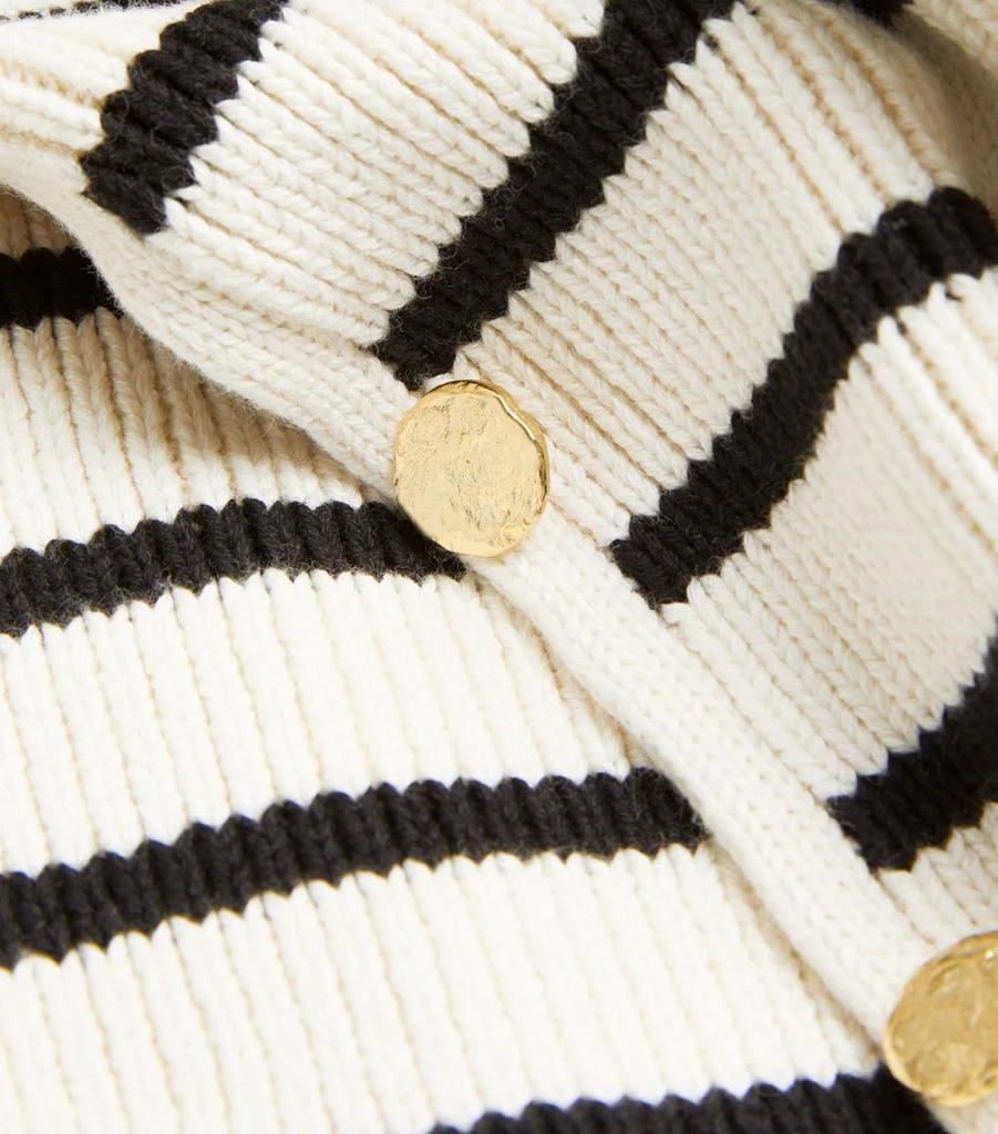 Almada Label Cotton Striped Nova Cardigan 5