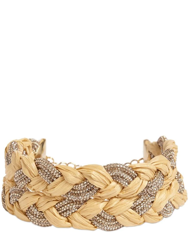 ROSANTICA Lula Raffia Choker 1