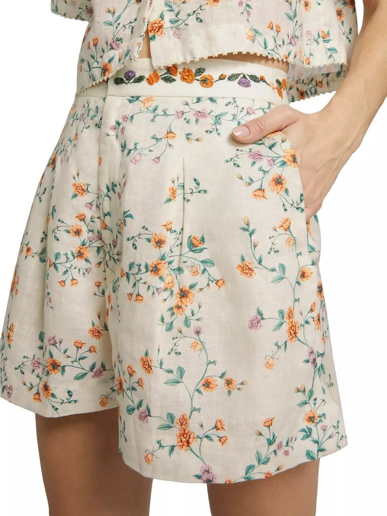 Agua by Agua Bendita Maratea Chinesis Linen Shorts 6