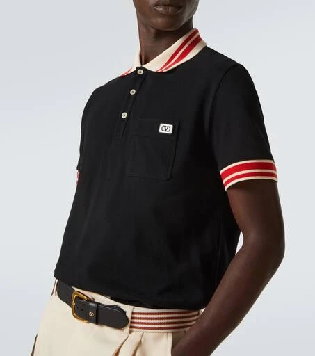Valentino VLogo cotton piqué polo shirt 5