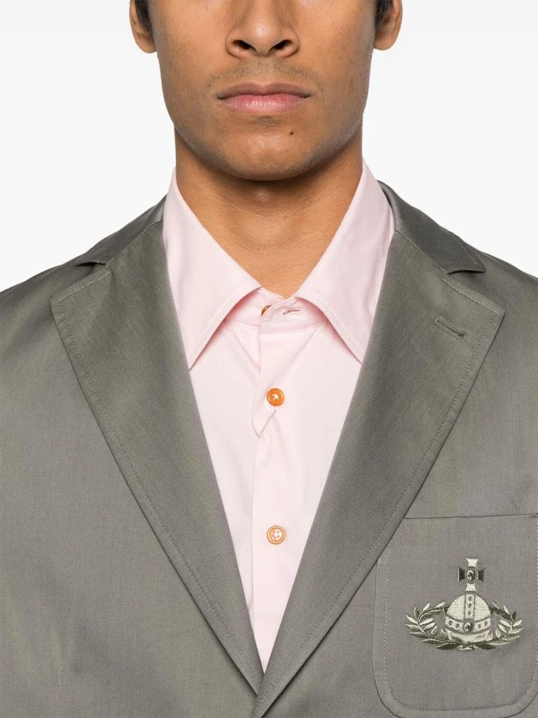 Vivienne Westwood Battleship Grey Tailored Blazer 4
