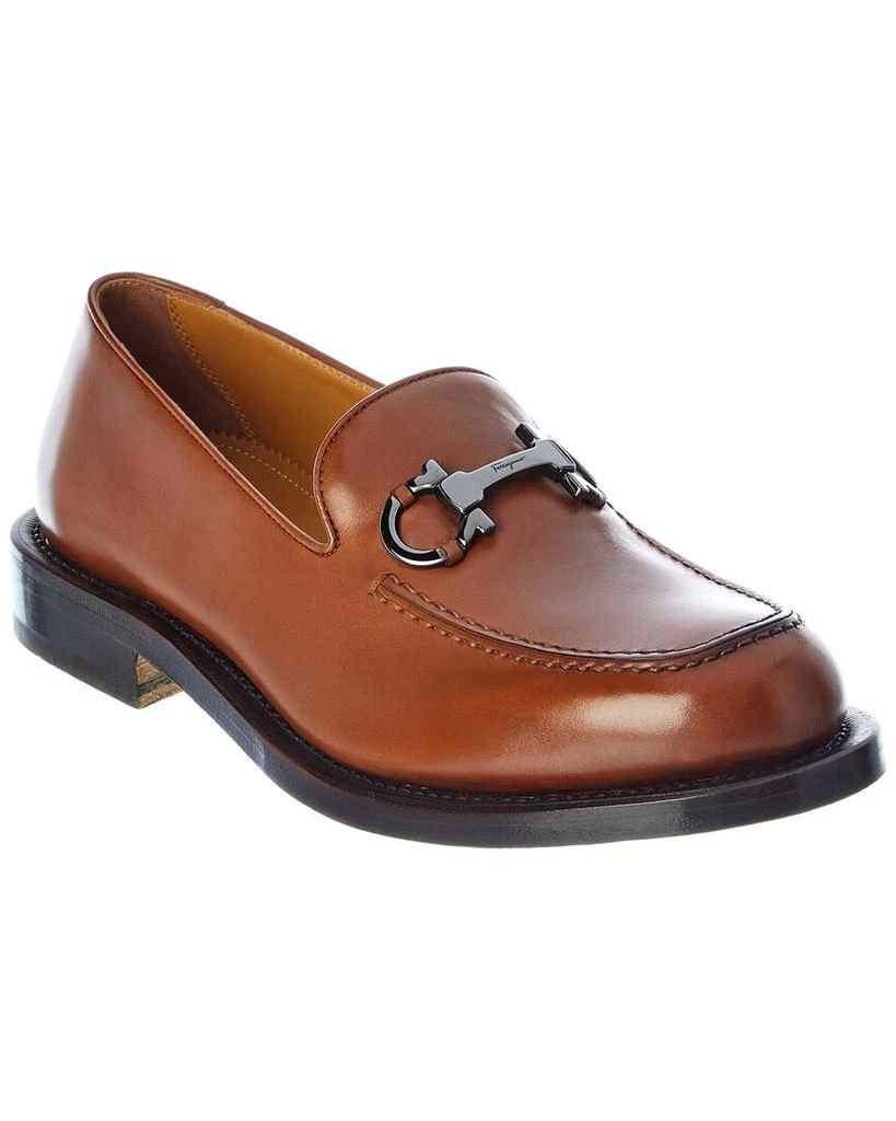 Salvatore Ferragamo Ferragamo Porto Leather Loafer 1