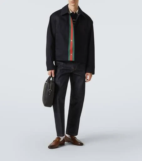 Gucci Jumbo GG leather briefcase 8