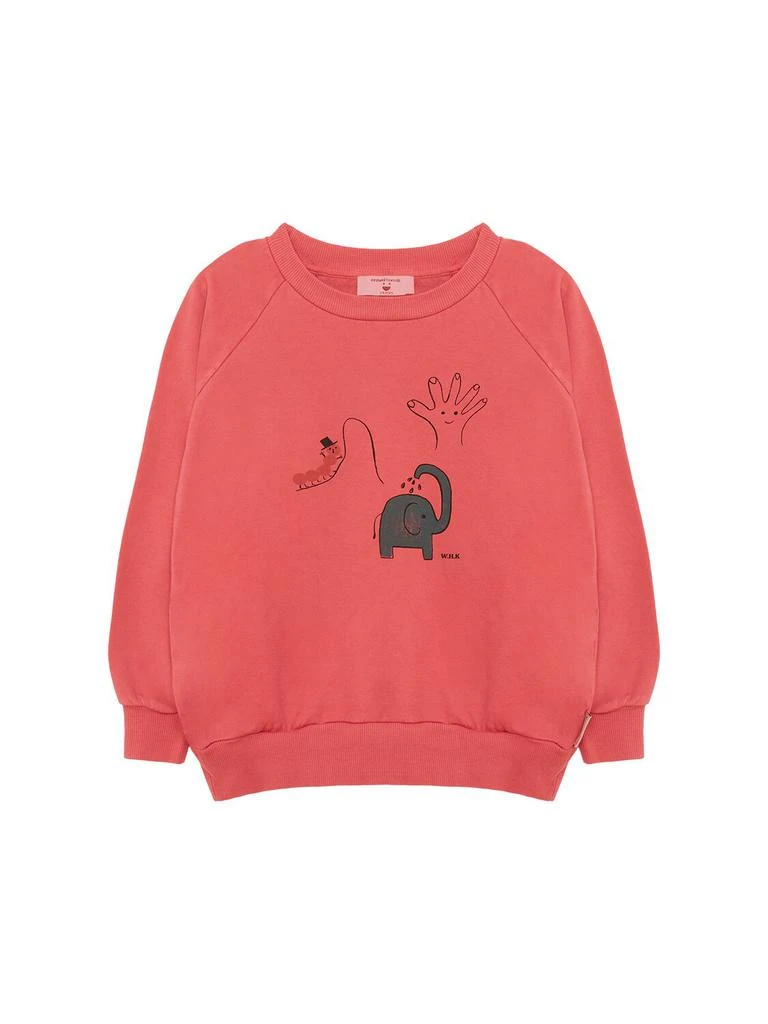 WEEKEND HOUSE KIDS Printed Organic Cotton Blend Sweatshirt 1