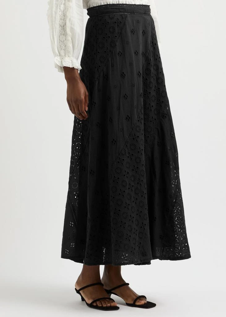 Rixo Hudson broderie-anglaise cotton maxi skirt  2