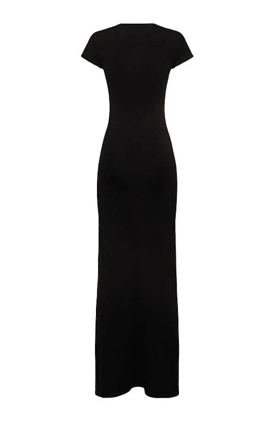 Aya Muse Aya Muse Knitted Short-Sleeved Maxi Dress 2