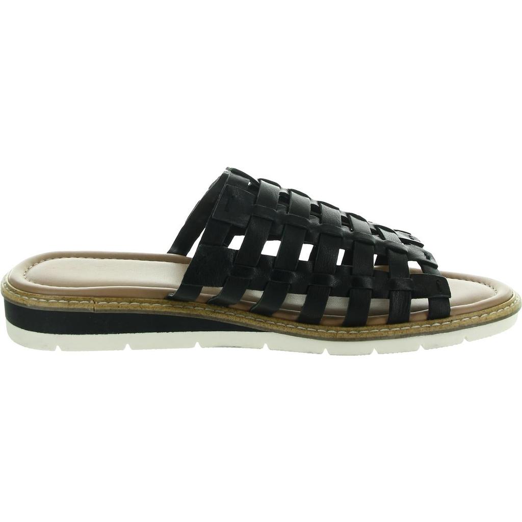 Me Too Arien 1 Womens Strappy Leather Slide Sandals