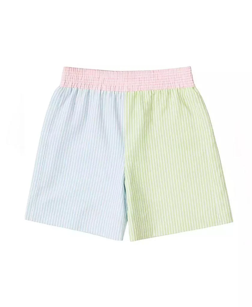 Florence Eiseman Little Boys Stripe Seersucker Swim Trunk
