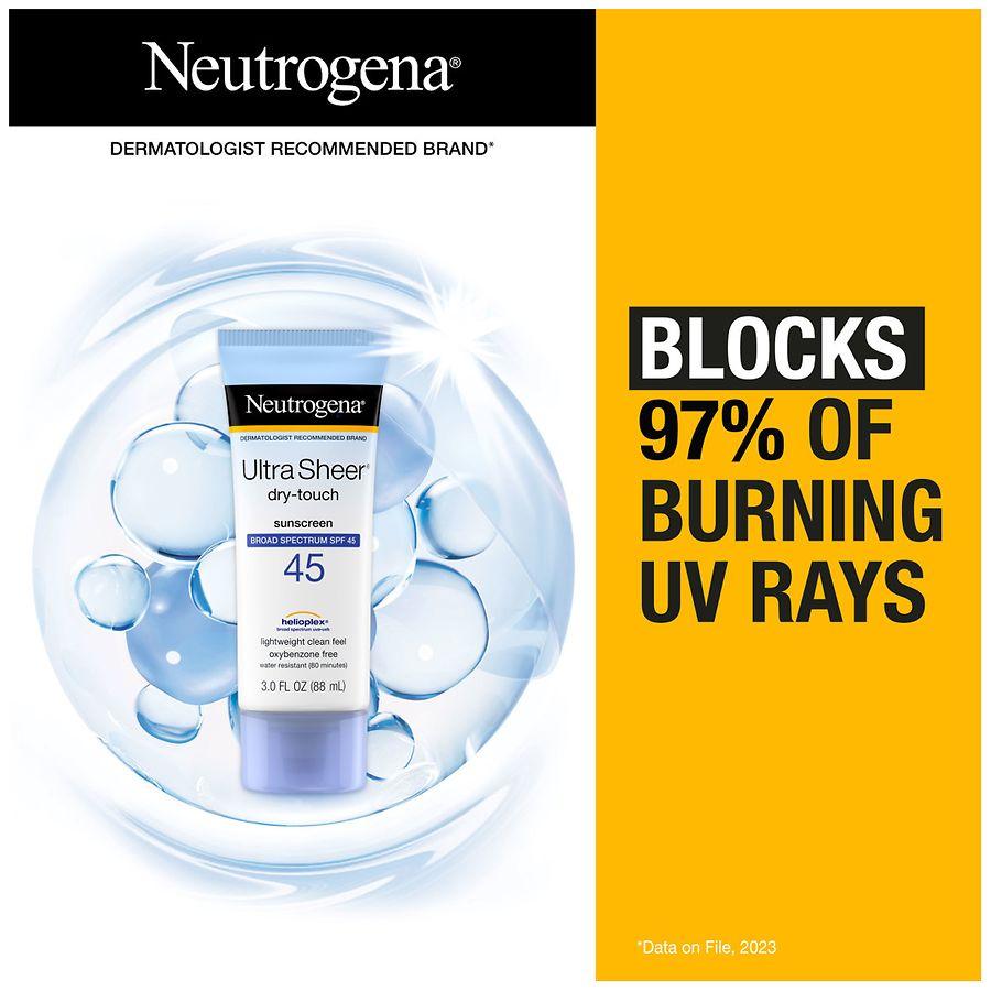 Neutrogena Ultra Sheer Dry-Touch SPF 45 Sunscreen Lotion