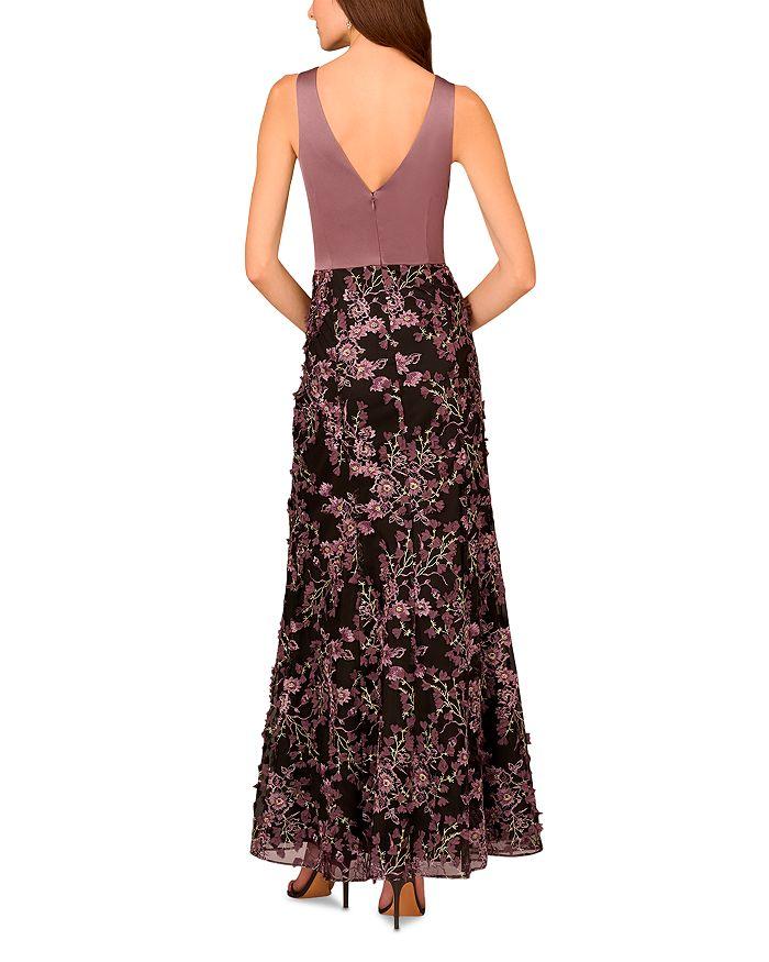 Aidan Mattox Embroidered Gown