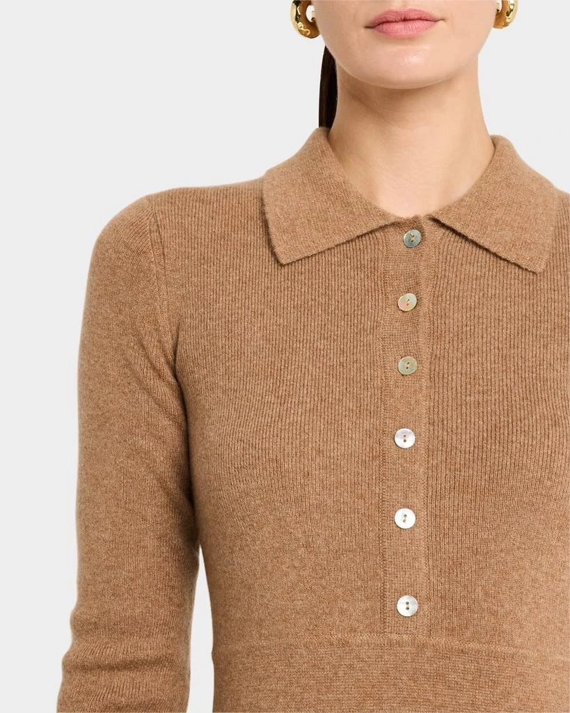 Tahari The Penny Pleated Cashmere Midi Sweater Dress 5
