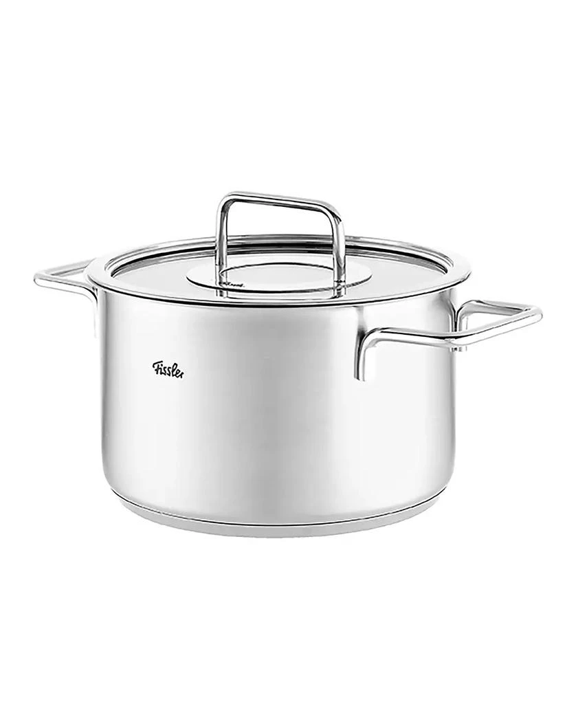 Fissler Pure Collection Stainless Steel 4.2 Quart Stock Pot with Glass Lid 3