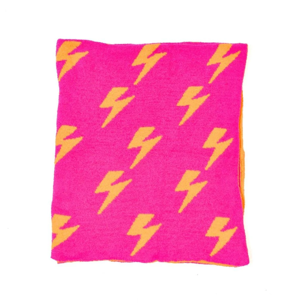 Malibu Sugar Malibu Sugar - Smiley Face 
Lightning Plush Throw Blankets 2