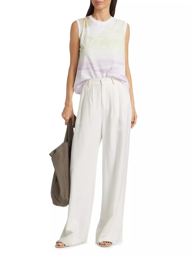 ATM Anthony Thomas Melillo Abstract Cotton-Jersey Top