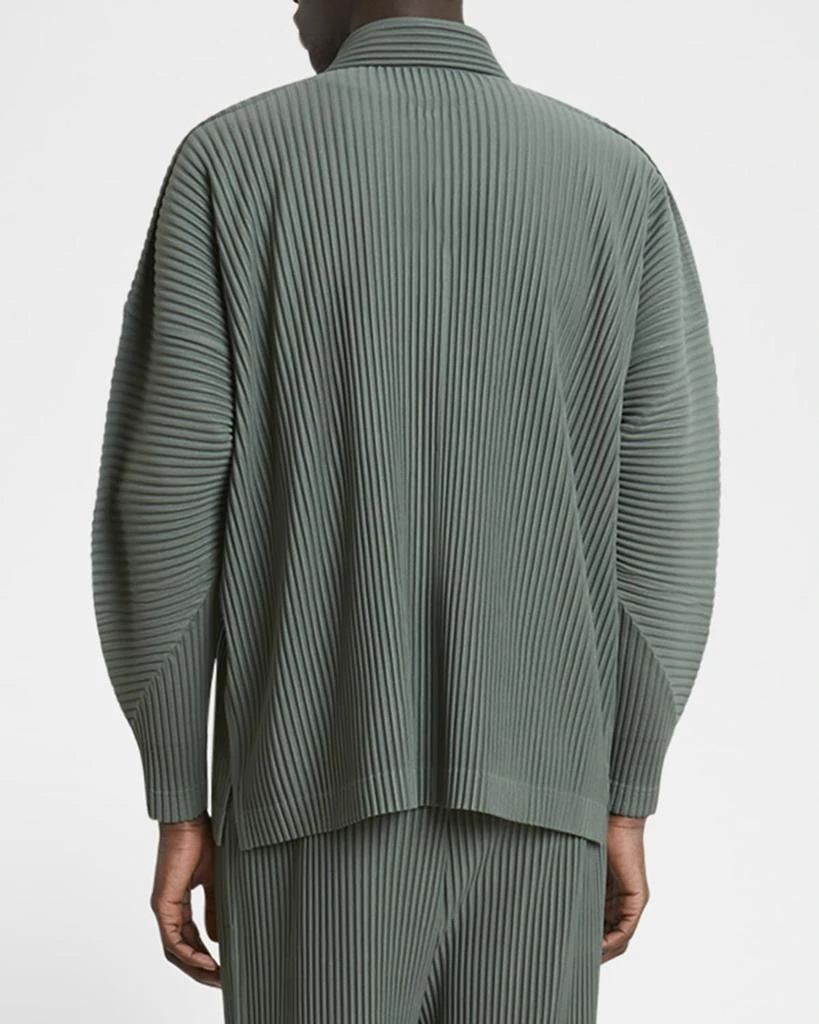 Homme Plisse Issey Miyake Men's MC October Pleated Polo Shirt 3