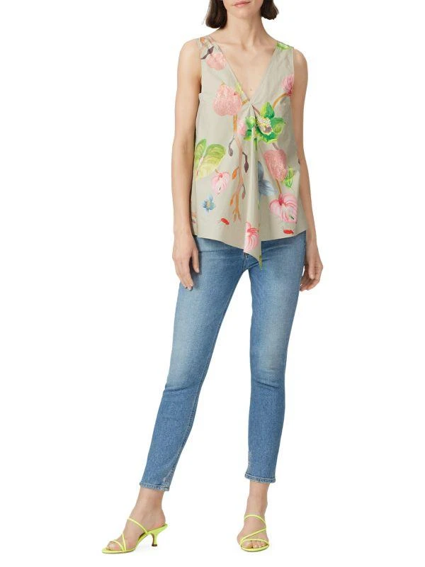 Tibi Floral Poplin Top 3