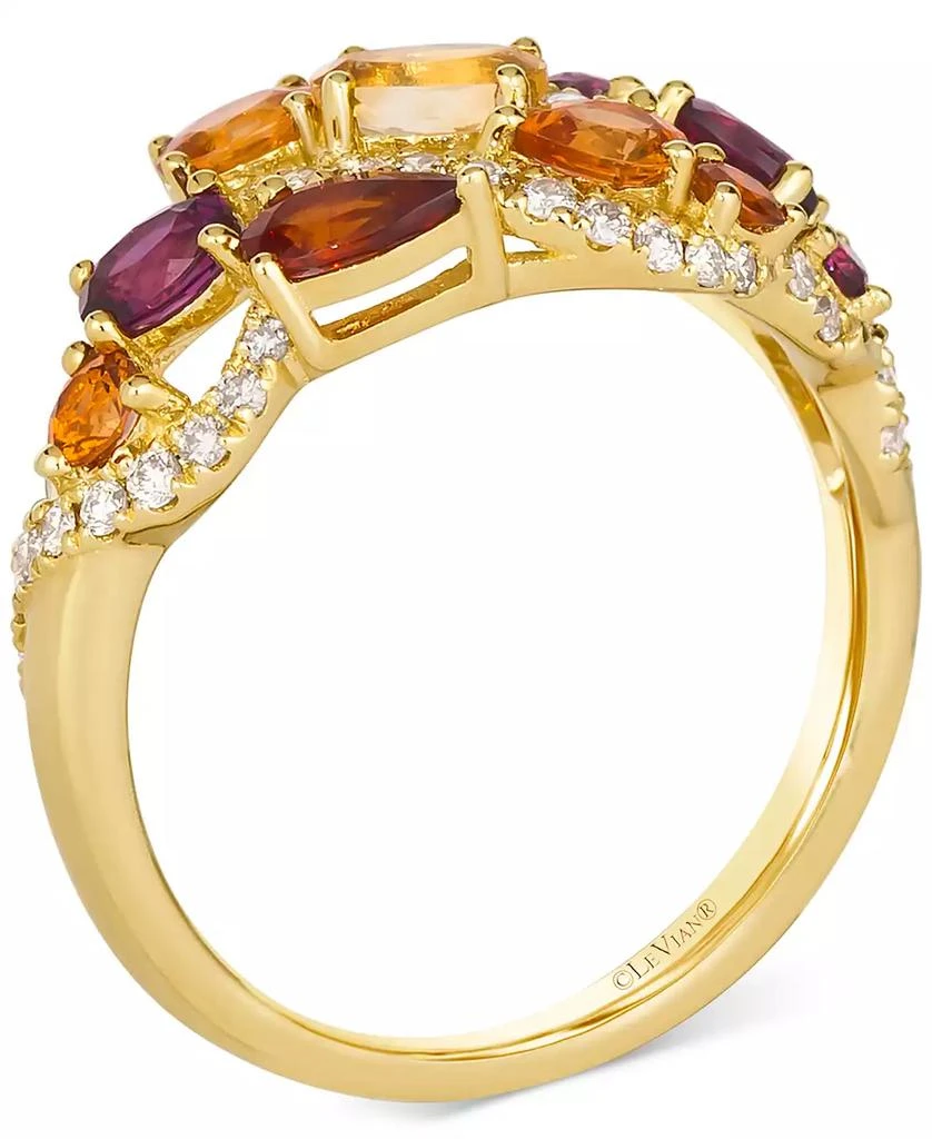 Le Vian Multi-Gemstone (1-1/2 ct. t.w.) & Vanilla Diamond Ring (1/3 ct. t.w.) in 14k Gold 2