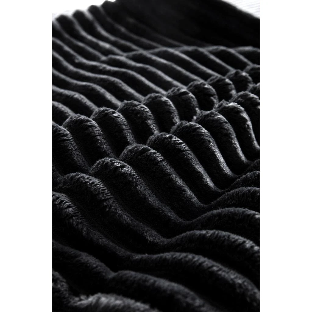 Streamdale Furniture Streamdale 69" Cloud Sectional Couch, L-Shape Chaise with Deep Seat, Black 6