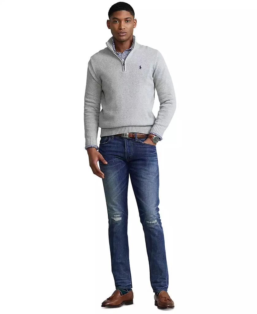 Ralph Lauren Men
s Cotton Quarter-Zip Sweater 4