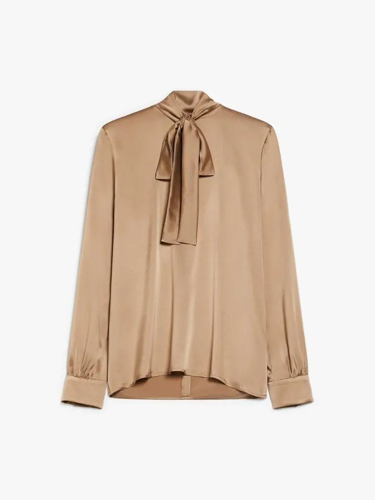 Max Mara Silk satin shirt 8