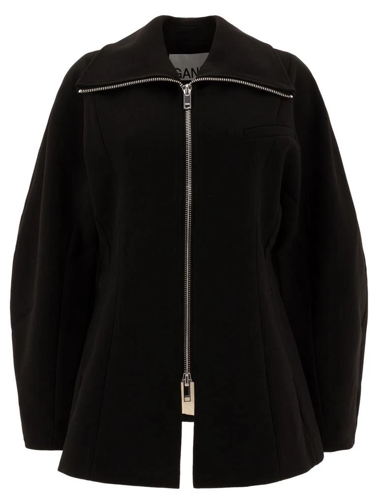 Ganni Ganni Blazer With Zip 1