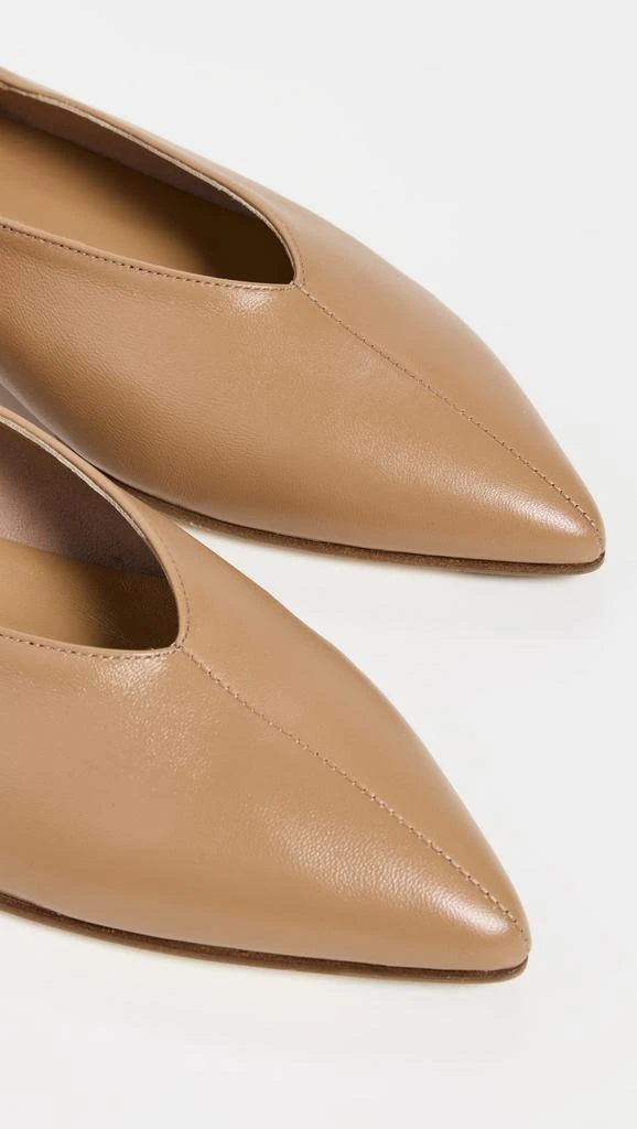 AEYDE Moa Nappa Leather Hazelnut Flats 5