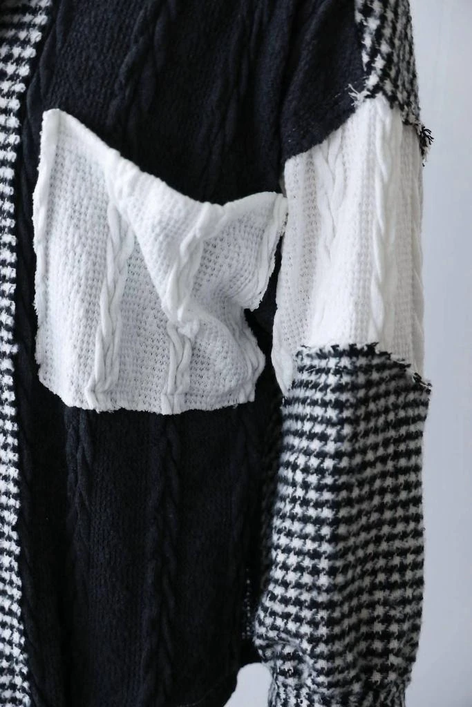 POL Pol - Houndstooth Sweater Shacket 2