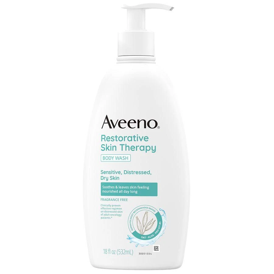 Aveeno Restorative Skin Therapy Body Wash Fragrance Free 5