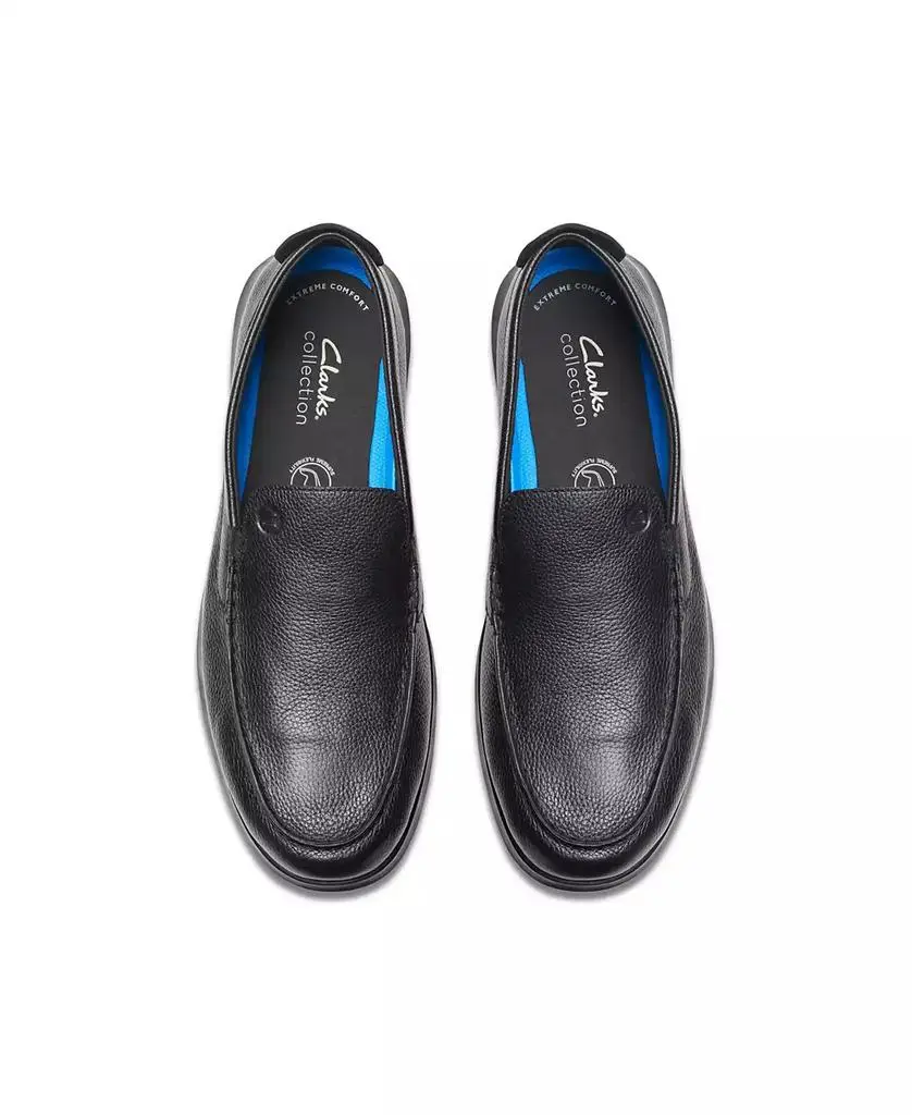 Clarks Collection Black Leather Slip On Loafer Dress Shoes Mens 9M Clarks Men main image 2