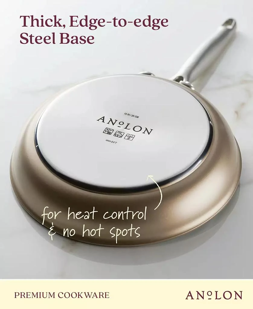 Anolon Ascend Hard Anodized Nonstick Cookware Set, 10 Piece 10