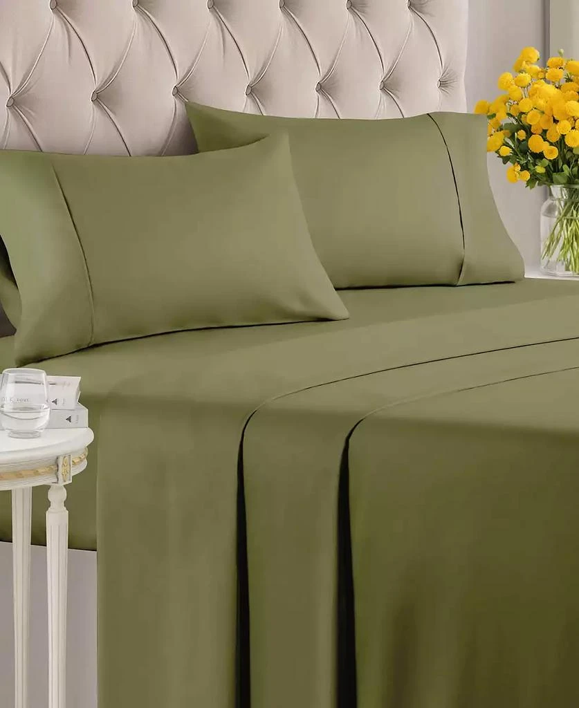 CGK Unlimited 400-Thread Count 100% Cotton 3-Pc. Sheet Set