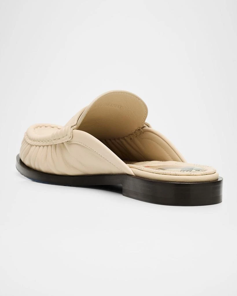 Burberry Cadet Leather Loafer Mules 4