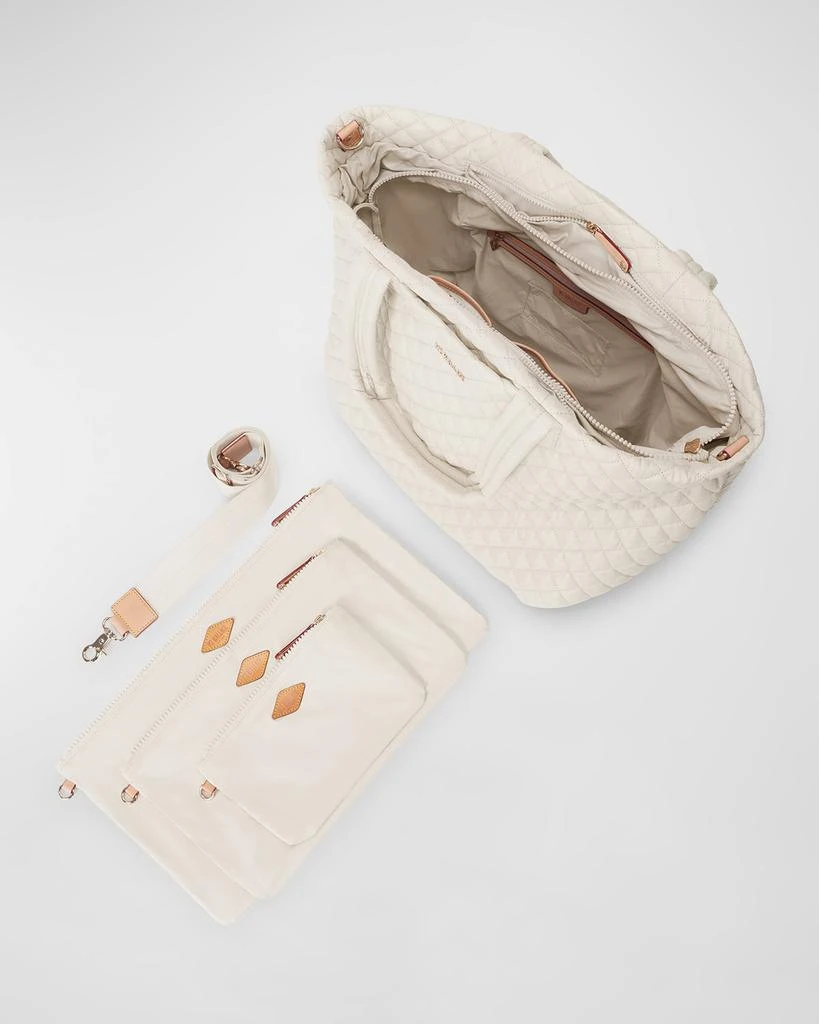 MZ Wallace Metro Deluxe Large Quilted Tote Bag 3