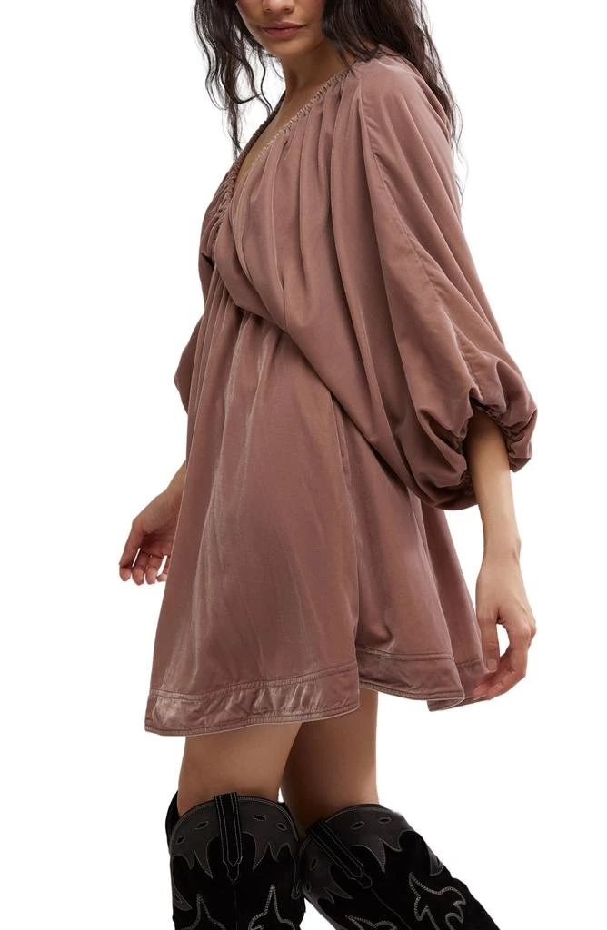 Free People Portia Velvet Babydoll Minidress 3