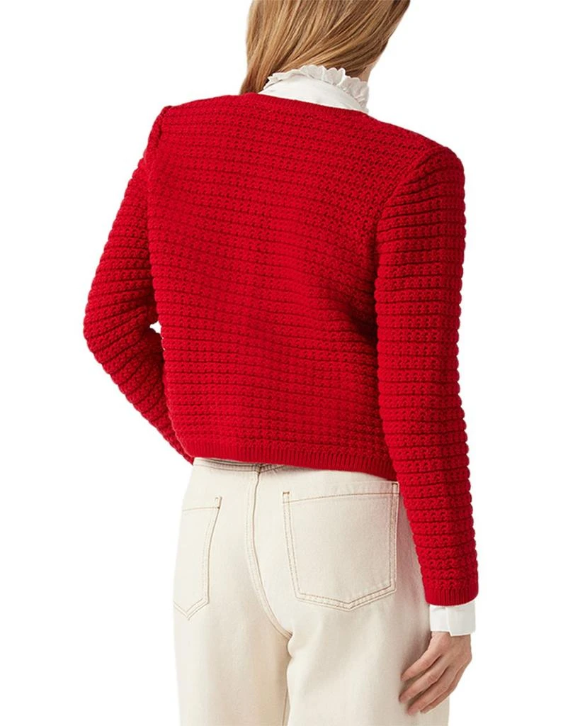 ba&sh Gaspard Crewneck Cardigan Sweater 3