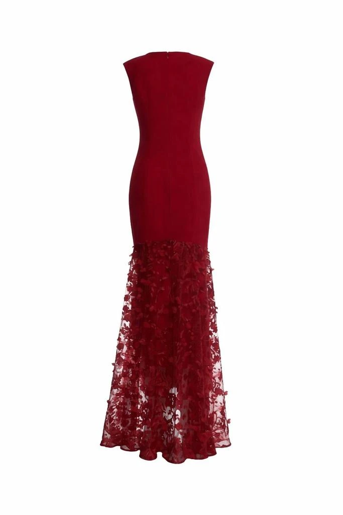 Carmen Marc Valvo Carmen Marc Valvo - Embellished Crepe Gown 2