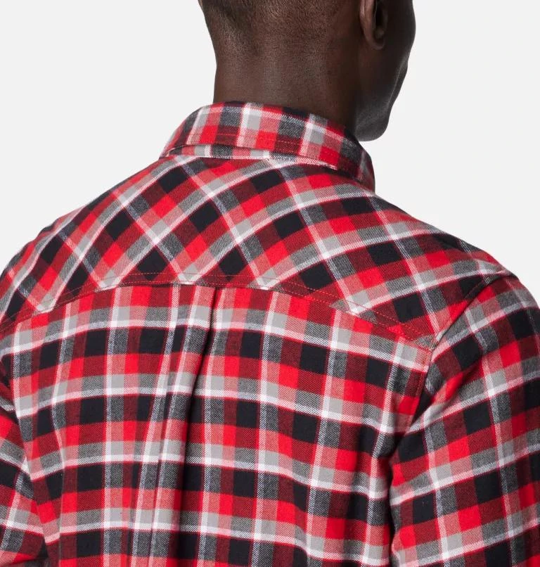 Columbia Columbia Men's Collegiate Flare Gun  Flannel Long Sleeve Shirt - Georgia- 5