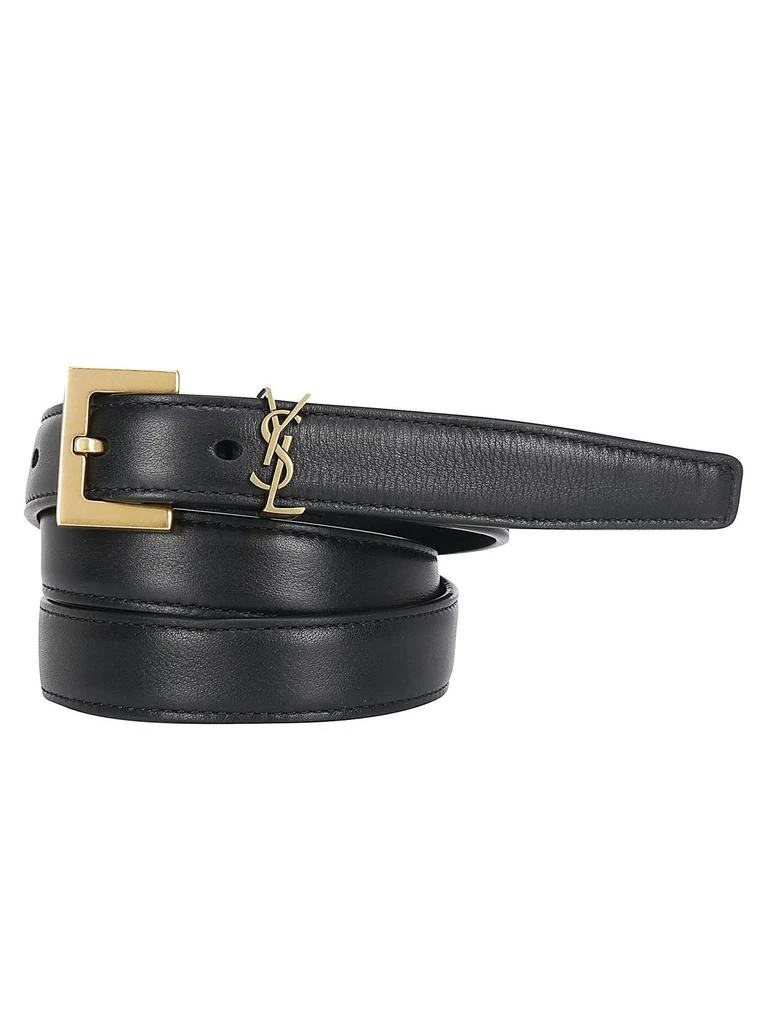 Yves Saint Laurent Saint Laurent Monogram Narrow Belt 2