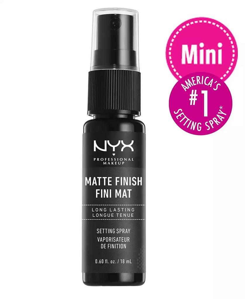 NYX Professional Makeup Matte Finish Long Lasting Makeup Setting Spray Formula, 0.6-oz.
