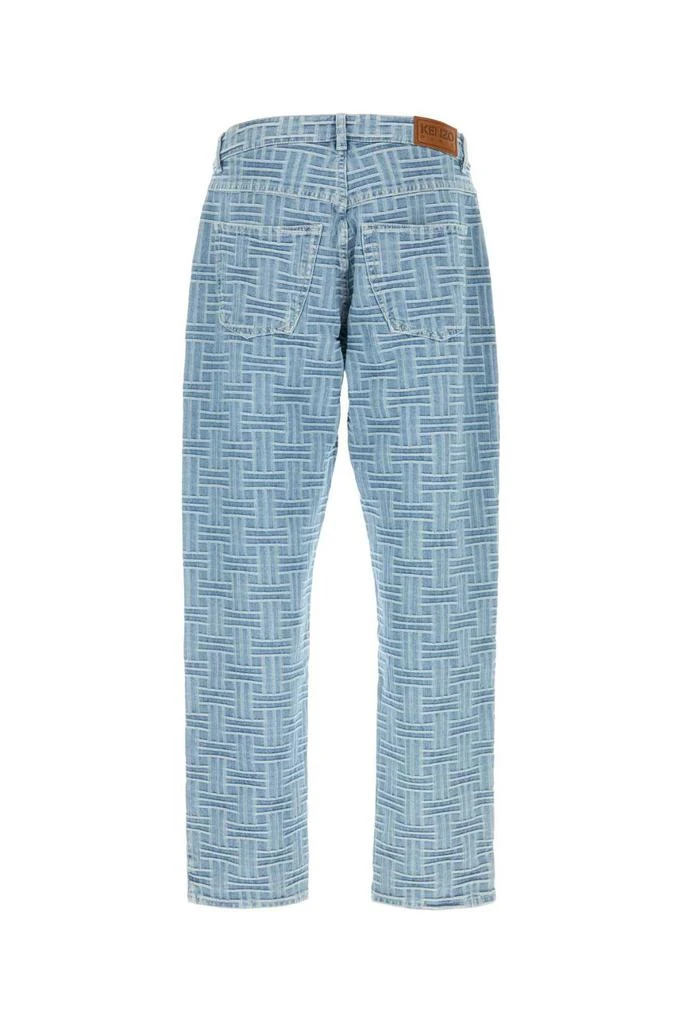 Kenzo Kenzo Weave Botton Loose-Fit Denim Jeans 2