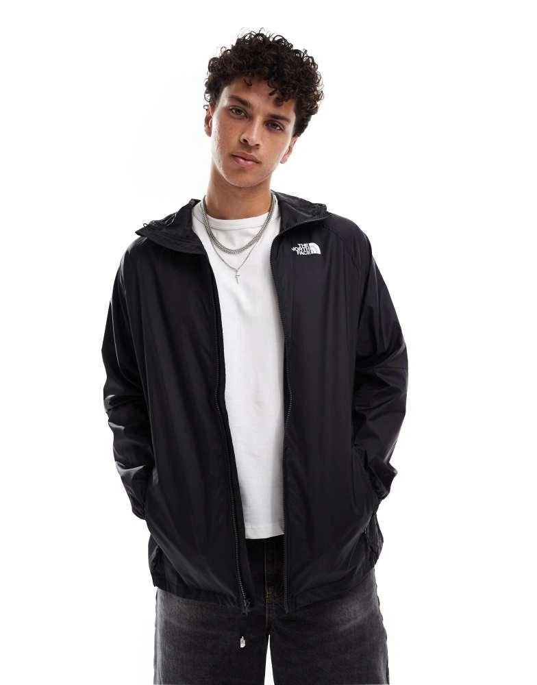 The North Face The North Face Himalia packable wind jacket in black Exclusive at ASOS 1