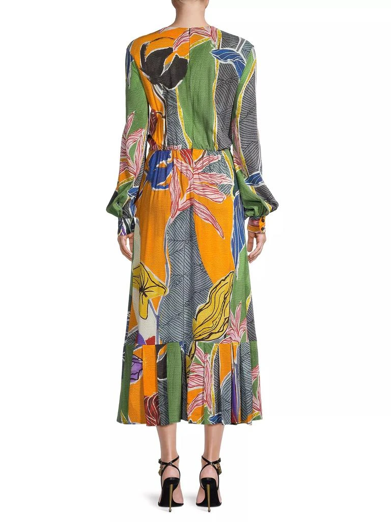 STELLA JEAN Floral Cut-Out Maxi Dress 5