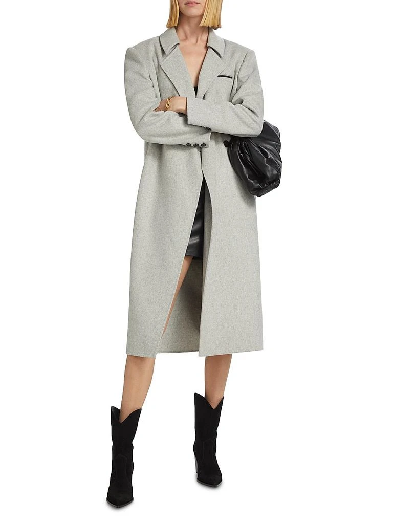LaMarque Lorelei Wool-Blend Double-Breasted Long Coat 2