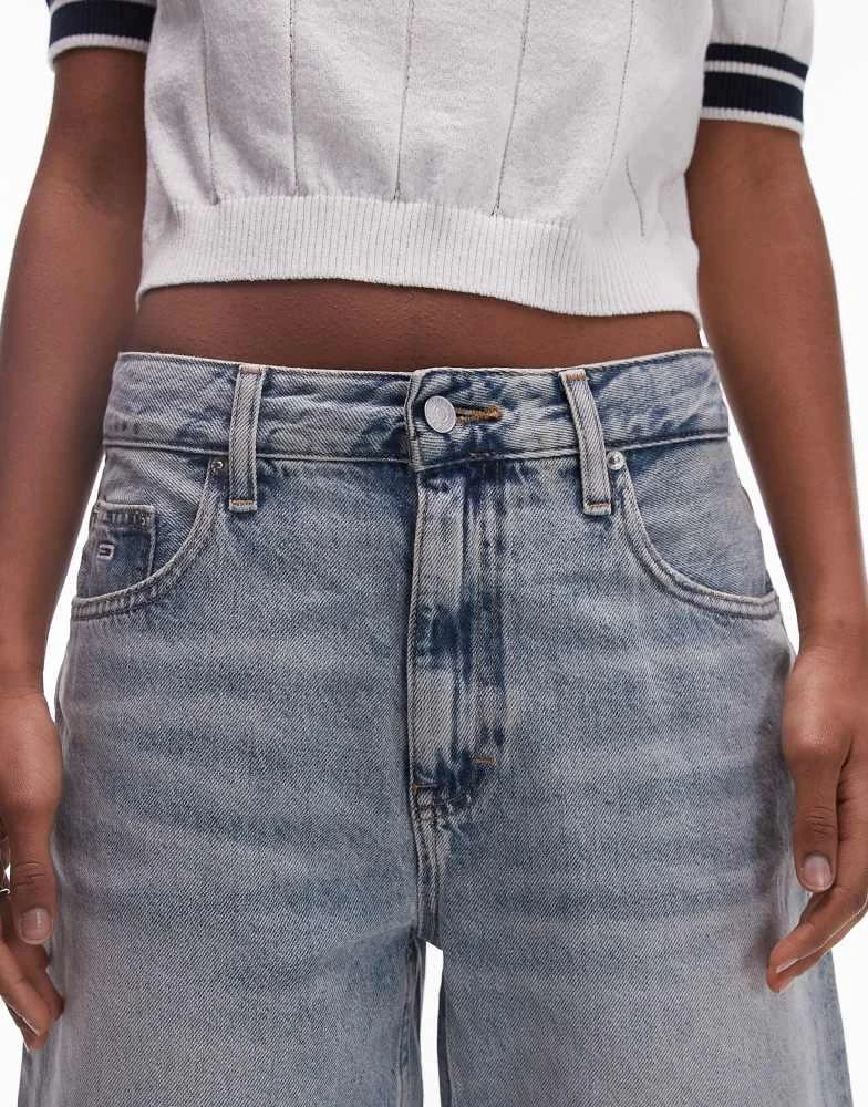 Tommy Jeans Tommy Jeans Mia relaxed bermuda denim shorts in bleached wash 3