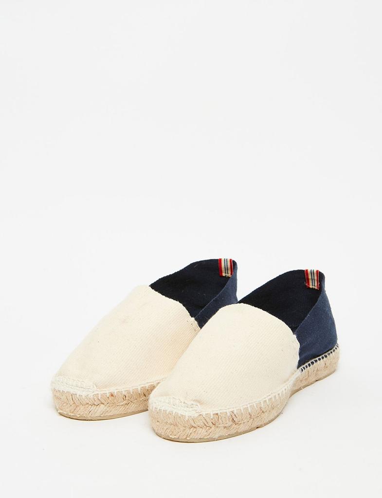 INES DE LA FRESSANGE Aglae espadrilles ecru navy