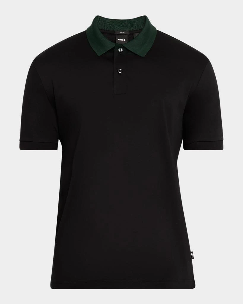 Hugo Boss Men's Phillipson Contrast-Collar Polo Shirt 1