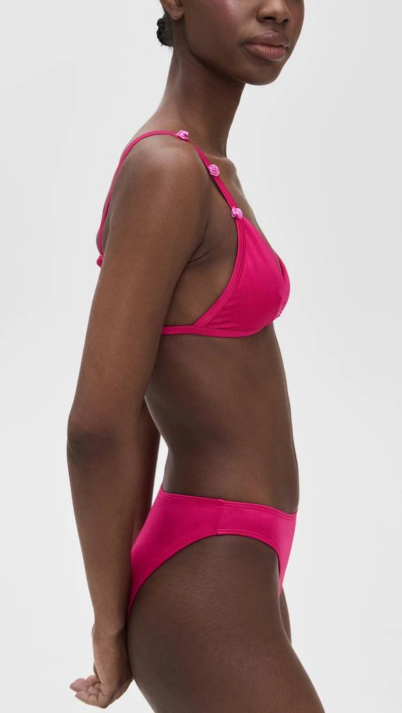 Good American Satin Perfect Fit Bikini Top 3