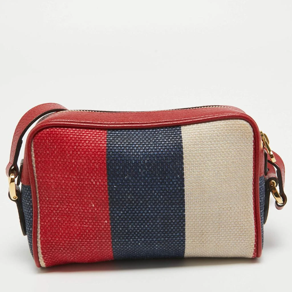 Gucci Gucci Multicolor Canvas and Leather Mini Ophidia Crossbody Bag 4